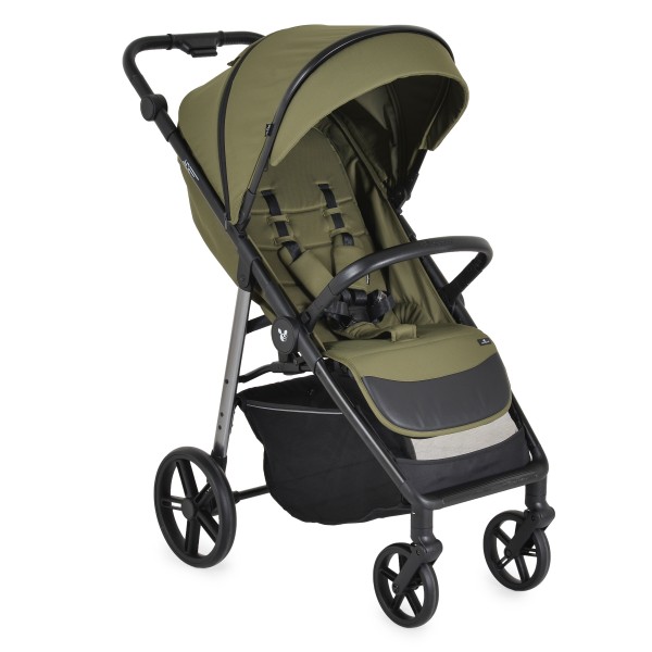 Cărucior Cangaroo Ace Green, 0-4 Ani, Aluminiu, Amortizoare Toate Roțile, Copertină UPF 50+, Șezut 87 cm, 0-22 kg