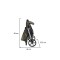 Cărucior Cangaroo Ace Green, 0-4 Ani, Aluminiu, Amortizoare Toate Roțile, Copertină UPF 50+, Șezut 87 cm, 0-22 kg