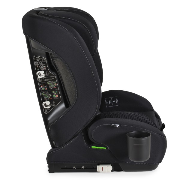 Scaun Auto cu ISOFIX Moni Pulse Black i-Size, Top Tether, 9-36 kg, 76-150 cm, Ham 5 Puncte, Tapițerie Detașabilă, 1-12 Ani