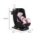 Scaun Auto cu ISOFIX Moni i-Maxx Pink i-Size, Rotativ 360°, 40-150 cm, Față și Spate, Spumă Memorie, Cataramă BIP, 0-12 Ani