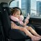 Scaun Auto cu ISOFIX Moni i-Maxx Pink i-Size, Rotativ 360°, 40-150 cm, Față și Spate, Spumă Memorie, Cataramă BIP, 0-12 Ani