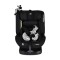 Scaun Auto cu ISOFIX Moni i-Maxx Black i-Size, Rotativ 360°, 40-150 cm, Față și Spate, Spumă Memorie, Cataramă BIP, 0-12 Ani