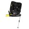 Scaun Auto cu Isofix Cangaroo i-Protect Black i-Size, Rotativ 360°, 40-150 cm, Picior Susținere, SPS Lateral, 13 Poziții Tetieră, 0-12 Ani