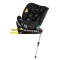 Scaun Auto cu Isofix Cangaroo i-Protect Black i-Size, Rotativ 360°, 40-150 cm, Picior Susținere, SPS Lateral, 13 Poziții Tetieră, 0-12 Ani