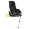 Scaun Auto cu Isofix Cangaroo i-Protect Black i-Size, Rotativ 360°, 40-150 cm, Picior Susținere, SPS Lateral, 13 Poziții Tetieră, 0-12 Ani