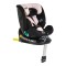 Scaun Auto cu Isofix Cangaroo i-Protect Pink i-Size, Rotativ 360°, 40-150 cm, Picior Susținere, SPS Lateral, 13 Poziții Tetieră, 0-12 Ani