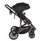 Cărucior Combinat Moni All Road 2 în 1 Black cu Scaun Auto i-Size Inclus, Cadru Aluminiu, Scaun Reversibil, 0-4 Ani