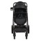 Cărucior Combinat Moni All Road 2 în 1 Black cu Scaun Auto i-Size Inclus, Cadru Aluminiu, Scaun Reversibil, 0-4 Ani