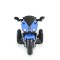Motocicletă electrică pentru copii Moni Hurricane Blue 6V 7Ah cu lumini LED, MP3 și USB, 3-8 ani, 30 kg