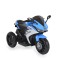 Motocicletă electrică pentru copii Moni Hurricane Blue 6V 7Ah cu lumini LED, MP3 și USB, 3-8 ani, 30 kg