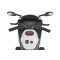 Motocicletă electrică pentru copii Moni Hurricane White 6V 7Ah cu lumini LED, MP3 și USB, 3-8 ani, 30 kg