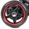 Motocicletă Electrică pentru Copii Moni Ninja Red 12V 7Ah, 3-8 Ani, Lumini LED, MP3, Viteză 7 km/h, Roți Luminoase
