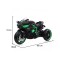 Motocicletă Electrică pentru Copii Moni Ninja Black 12V 7Ah, 3-8 Ani, Lumini LED, MP3, Viteză 7 km/h, Roți Luminoase