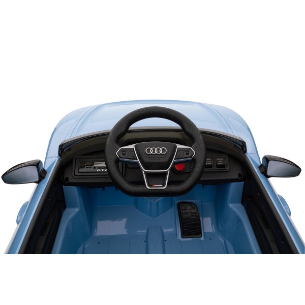 Mașină Electrică Audi RS e-tron Red 12V 7Ah pentru Copii 3-8 Ani, Telecomandă 2.4GHz, Bluetooth