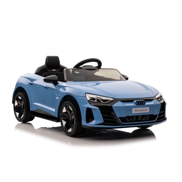 Mașină Electrică Audi RS e-tron Blue 12V 7Ah pentru Copii 3-8 Ani, Telecomandă 2.4GHz, Bluetooth 