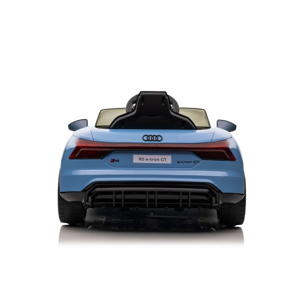 Mașină Electrică Audi RS e-tron Blue 12V 7Ah pentru Copii 3-8 Ani, Telecomandă 2.4GHz, Bluetooth