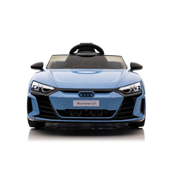 Mașină Electrică Audi RS e-tron Blue 12V 7Ah pentru Copii 3-8 Ani, Telecomandă 2.4GHz, Bluetooth