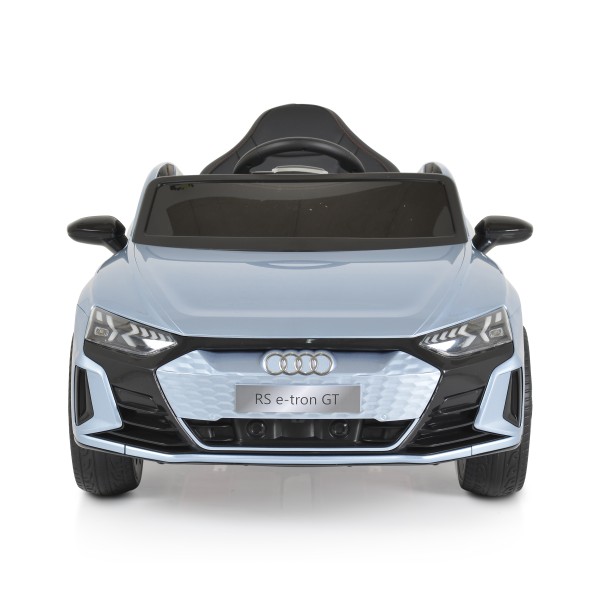 Masina electrica copii Audi RS e-tron Blue 12V, telecomanda 2.4GHz, Bluetooth, roti EVA, 3-8 ani, 30 kg