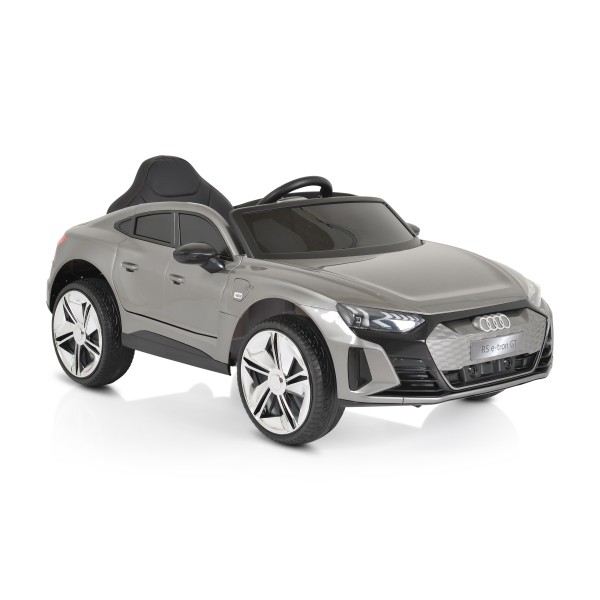 Masina electrica copii Audi RS e-tron Grey 12V, telecomanda 2.4GHz, Bluetooth, roti EVA, 3-8 ani, 30 kg