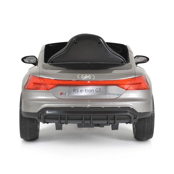 Masina electrica copii Audi RS e-tron Grey 12V, telecomanda 2.4GHz, Bluetooth, roti EVA, 3-8 ani, 30 kg