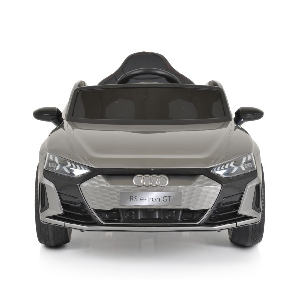 Masina electrica copii Audi RS e-tron Grey 12V, telecomanda 2.4GHz, Bluetooth, roti EVA, 3-8 ani, 30 kg