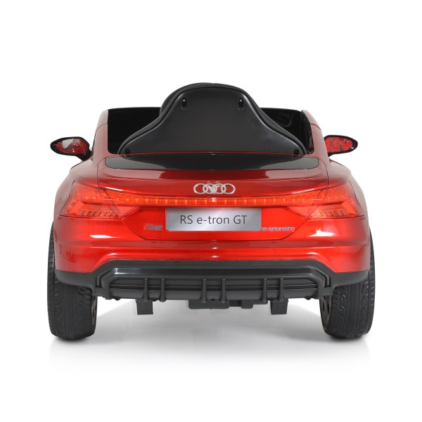 Masina electrica copii Audi RS e-tron Red 12V, telecomanda 2.4GHz, Bluetooth, roti EVA, 3-8 ani, 30 kg