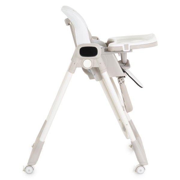 Scaun Înalt cu Balansoar Moni Fuji 2 în 1Beige, Ecran Tactil LED, Telecomandă, 0+ Luni - 3 Ani