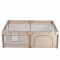 Țarc de Joacă pentru Copii Moni GameZone Basic 150x200 cm, 0-3 Ani, cu Intrare cu Fermoar, Ventuze și Inele de Ridicare,Beige