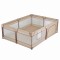 Țarc de Joacă pentru Copii Moni GameZone Basic 150x200 cm, 0-3 Ani, cu Intrare cu Fermoar, Ventuze și Inele de Ridicare,Beige