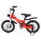 Bicicleta copii Byox GTR Red 14 inch, 3-5 ani, cadru magneziu, frane disc, roti ajutatoare, far LED