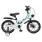 Bicicleta copii Byox GTR Mint 14 inch, 3-5 ani, cadru magneziu, frane disc, roti ajutatoare, far LED