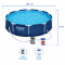 Piscina cu Pompa de Filtrare si Filtru Bestway Steel Pro, Cadru Metalic, Dimensiune 3.05m x 76cm