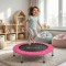 Trambulina Copii si Adulti Byox Pink 96 cm (38 inch), 32 Arcuri, Max 100 kg, pentru Interior sau Exterior