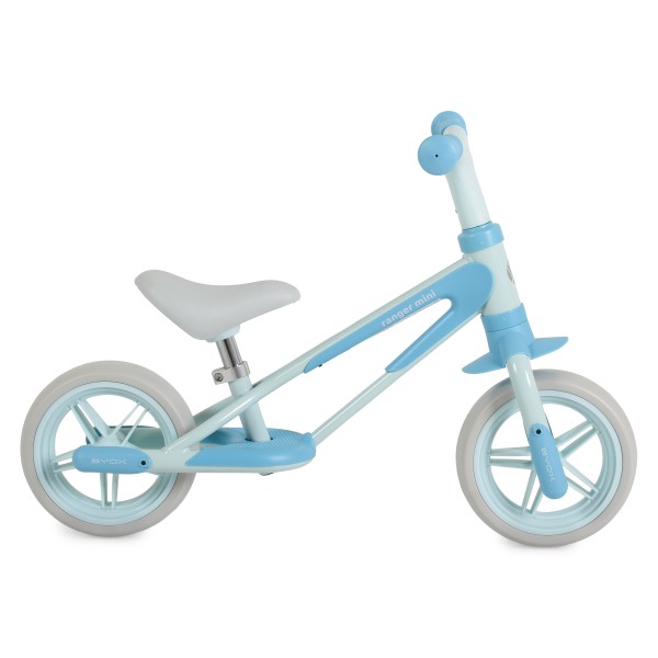 Bicicletă echilibru Byox Ranger Mini Blue, roți EVA 8 inch, cadru oțel, șa reglabilă 28–36 cm, 18 luni+