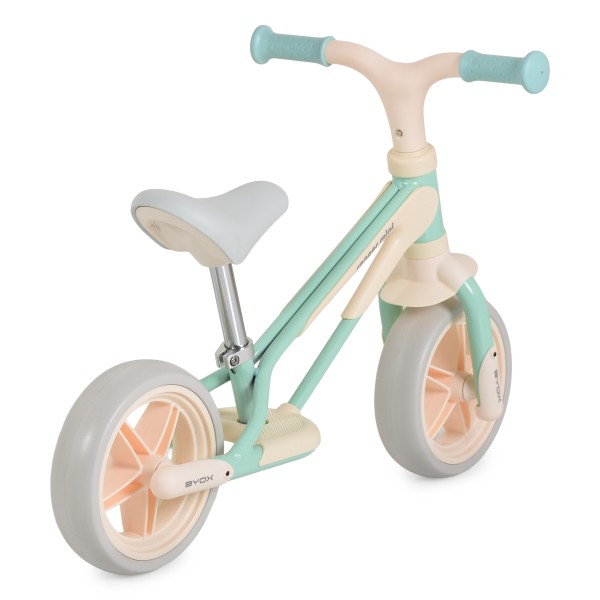 Bicicletă echilibru Byox Ranger Mini Green, roți EVA 8 inch, cadru oțel, șa reglabilă 28–36 cm, 18 luni+
