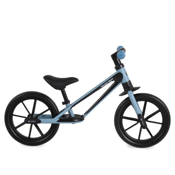 Bicicletă echilibru Byox Ranger Maxi Blue, roți EVA 12 inch, șa reglabilă 32–41 cm, până la 30 kg