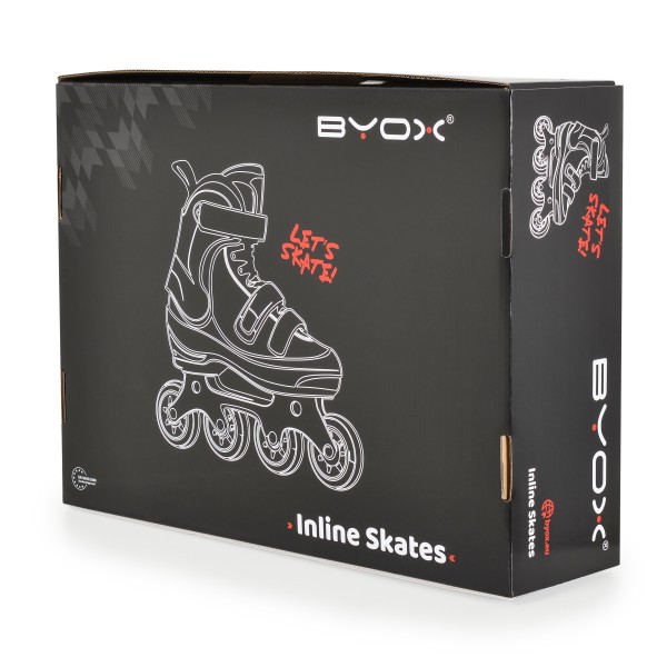 Role Reglabile Byox Dizzy Green 34-38, 64mm PU ABEC-5, Interior Respirabil