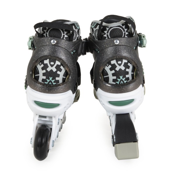 Role Reglabile Byox Dizzy Green 34-38, 64mm PU ABEC-5, Interior Respirabil