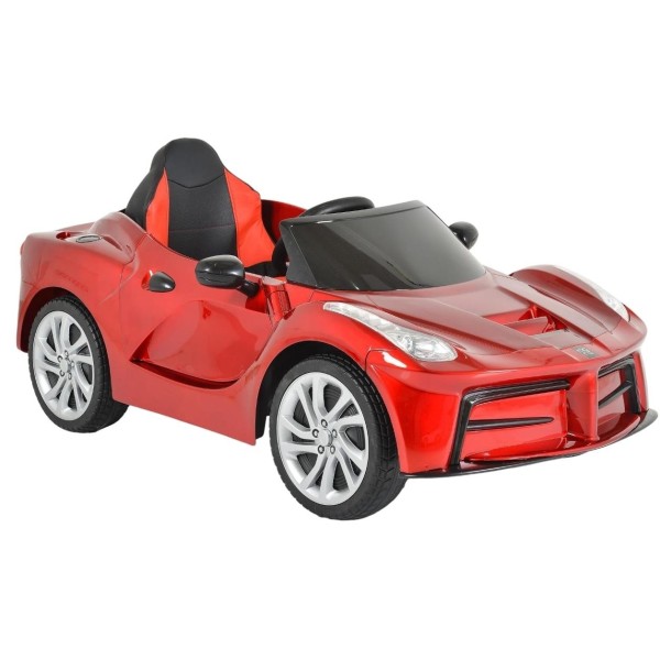 Mașinuță Electrică Copii 3–8 Ani Liberty Rosu, 2 Motoare, Baterie 12V, Telecomandă, Bluetooth, Uși Funcționale, Faruri LED