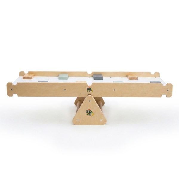 Triunghi Multifuncțional Pikler 3 în 1 Moni Toys, Reglabil, Lemn Masiv, 18 Luni+
