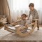 Arc de Cățărat și Leagăn Pikler Montessori, Moni Toys din Lemn de Fag, 50 kg, 3 Ani+