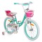Bicicleta pentru Fetite Byox Fashion Girl Mint 20 inch, varsta 6-9 ani, Roti Ajutatoare si accesorii incluse