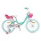 Bicicleta pentru Fetite Byox Fashion Girl Mint 20 inch, varsta 6-9 ani, Roti Ajutatoare si accesorii incluse