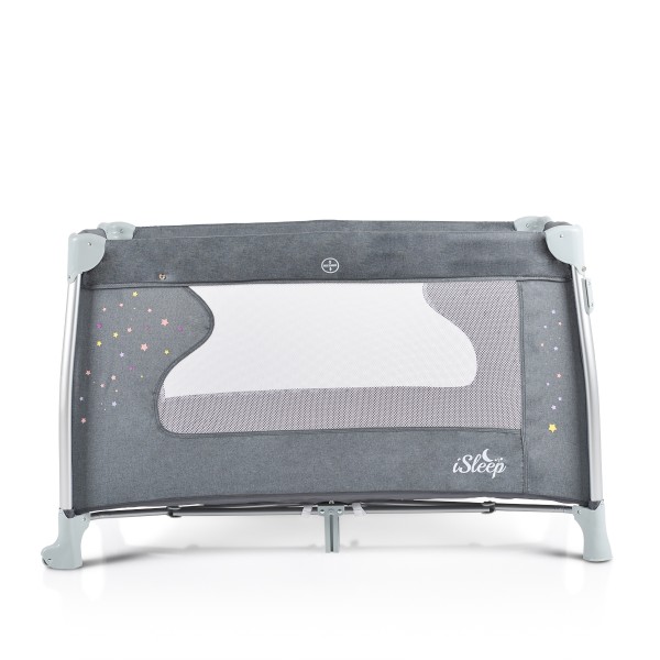 Patut Pliabil Cangaroo iSleep 7 in 1, Leagan, Tarc, Salteluta Infasat, Copertina si Plasa Tantari, 0-14 kg