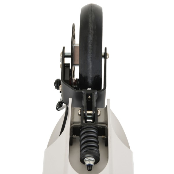 Trotineta Pliabila Byox Plexus White, Ghidon Reglabil 90-104 cm, Suspensii Fata/Spate, Frana Disc, 10+ ani, 100 kg