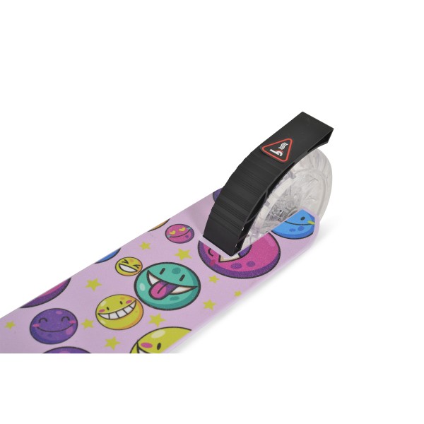 Trotineta Pliabila Byox Snazzy Purple, Suspensie Fata, Frana Mana si Picior, Ghidon Reglabil 75-89 cm, 8+ ani, Max 100 kg