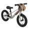 Bicicleta fara pedale Byox Trekko Gray Green 12 inch, cadru magneziu usor, sa reglabila, roti gonflabile, 2+ ani, 30 kg