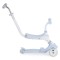 Trotineta copii 3 in 1 Byox Tristar Blue, cu scaun, control parental si ghidon reglabil, 3-6 ani, max 50 kg
