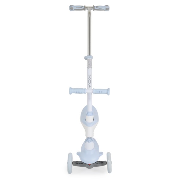 Trotineta copii 3 in 1 Byox Tristar Blue, cu scaun, control parental si ghidon reglabil, 3-6 ani, max 50 kg