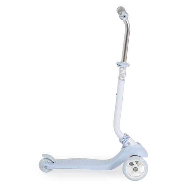 Trotineta copii 3 in 1 Byox Tristar Blue, cu scaun, control parental si ghidon reglabil, 3-6 ani, max 50 kg